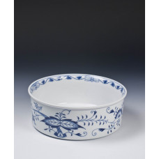 Napf, Zwiebelmuster, kobaltblau, weißer Rand, 23 cm