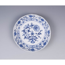 Beilageschale rund, Zwiebelmuster, kobaltblau, weißer Rand, ø 20,5 cm