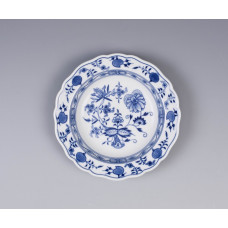 Suppenteller, Zwiebelmuster, kobaltblau, weißer Rand, ø 17,5 cm