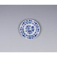 Teller, Zwiebelmuster, kobaltblau, weißer Rand, ø 12 cm