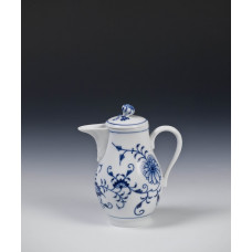 Gießer m.Deckel, Zwiebelmuster, kobaltblau, weißer Rand, 0,15 l