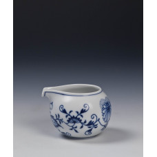 Gießer, Zwiebelmuster, kobaltblau, weißer Rand, 0,15 l