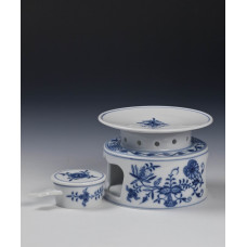 Teewärmer, Zwiebelmuster, kobaltblau, weißer Rand, 11,5 cm