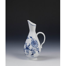 Krug, Zwiebelmuster, kobaltblau, weißer Rand, H 18 cm