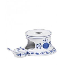 Lämpchen zu 53230, Zwiebelmuster, kobaltblau, weißer Rand, 4,5 cm