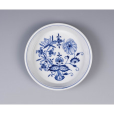 Untersetzer, Zwiebelmuster, kobaltblau, weißer Rand, 14 cm