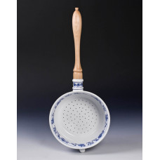 Sieb, Zwiebelmuster, kobaltblau, weißer Rand, 7,3 cm Sieb, Zwiebelmuster, kobaltblau, weißer Rand, 7,3 cm