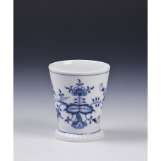 Becher, Zwiebelmuster, kobaltblau, weißer Rand, V 0,15 l