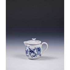 Milchkännchen, Zwiebelmuster, kobaltblau, weißer Rand, 0,07 l