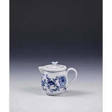 Milchkännchen, Zwiebelmuster, kobaltblau, weißer Rand, 0,17 l