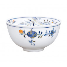 Schale, Zwiebelmuster 'Style',kobaltblau, rot und gold schattiert, L 12 cm