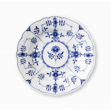 Teller, Strohblumenmuster, kobaltblau, weißer Rand, ø 15,5 cm