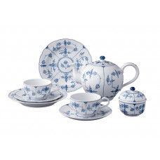 Tee-Set, Strohblumenmuster