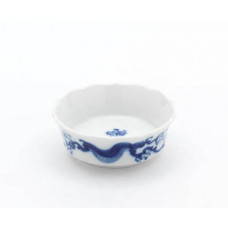 Sch&auml;lchen,rund, Orchidee auf Ast, 8 cm