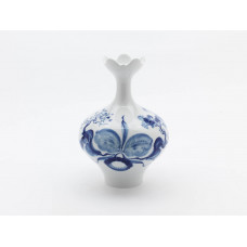 Vase, Orchidee auf Ast, H 24 cm