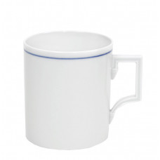 Kaffeebecher, Ohne Dekoration, blauer Faden, V 0,25 l