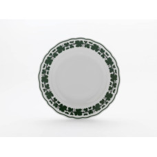 Teller, Voller grüner Weinkranz, weißer Rand, ø 26 cm