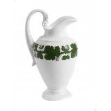 Gießer, Voller grüner Weinkranz, weißer Rand, 0,1 l