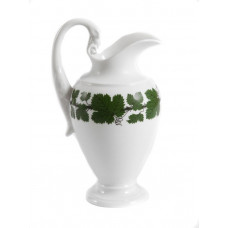 Gießer, Voller grüner Weinkranz, weißer Rand, 0,25 l
