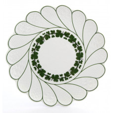 Schale, Voller grüner Weinkranz, weißer Rand, ø 29 cm