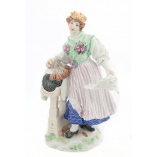 Spitzenklöppler. a.d.Erzgebirge, Bunt staffiert