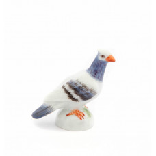 Täubchen nach rechts, Bunt staffiert