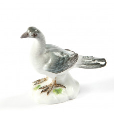 Pfauhenne, Bunt staffiert, H 5 cm