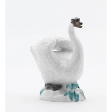 Schwan, Bunt staffiert, H 12 cm