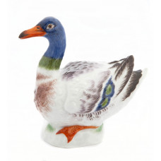 Ente, Bunt staffiert, H 10 cm