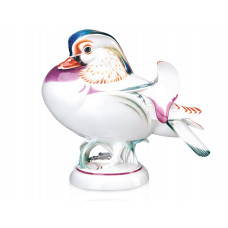 Mandarinente, Bunt staffiert