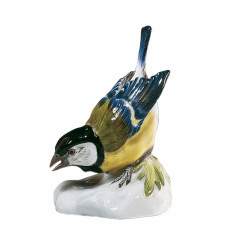 Kohlmeise, Bunt staffiert, H 10 cm