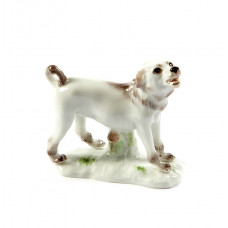 Spitz, stehend rechts,o.Schell., Bunt staffiert