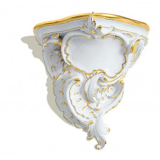 Wandkonsole, Gold staffiert