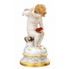 Амор, Эйн verwundetes Херц flickend, ч 18 см