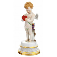 Амор, в Verlegenheit, вор эйнемъ gebrochenen Герцена, выс 22,5 см