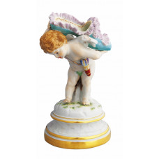 Амор унтер-DEM Pantoffel, головни и золото staffiert, Н 17,5 см