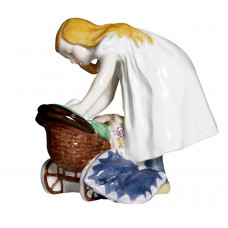 Добрый м.Puppenw., Бунт унд золото staffiert, высота 13 см