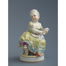 Мädchen mit по Бух, Головни и золото staffiert