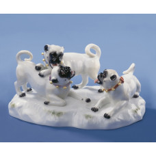 Mopsgruppe Schellen МИТ Головни и золото staffiert Mopsgruppe Schellen МИТ Головни и золото staffiert