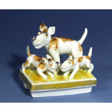 Терьер м.Welpen, Головни и золото staffiert