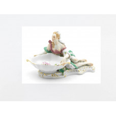 Salzgef&auml;&szlig; м. Ф. О'.Цветов, weibl., Головни и золото staffiert Сборник 1, митте, бунт, л 20 см