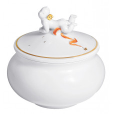 Доза Путти МИТ Головни и золото staffiert, лейхт, Goldband, высота 13 см