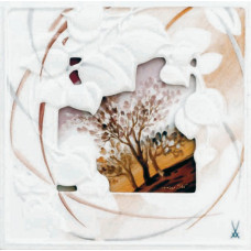 Wandbild, Blattmotiv Herbstwind, 15 х 15 см