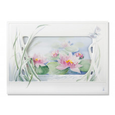 Wandbild, Schilfmotiv, Teichimpressionen, 25 х 35 см