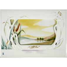 Wandbild, Schilfmotiv, Зоммер, 25 х 35 см