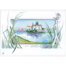 Wandbild, Schilfmotiv МЭИßнер Ланд, 25 х 35 см