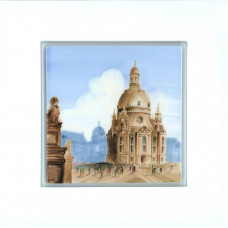 Wandbild, Бурген унд Счлöссер - Фрауэнкирхе, 25 х 25 см