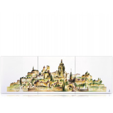 Wandbild, Sachsens щöшкола искусствöссэр Бурген унд гärten, 49 х 147 см