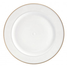 Speiseteller, Randdekor, Goldband, farbiges группы, farbiger Spiegelfaden, Шварц, ø 29 см