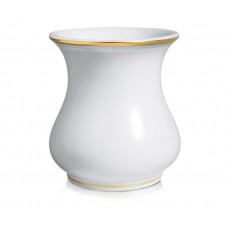 Ваза, Randdekor, Goldband, farbiges группы, farbiger Spiegelfaden, hellblau, выс 6 см